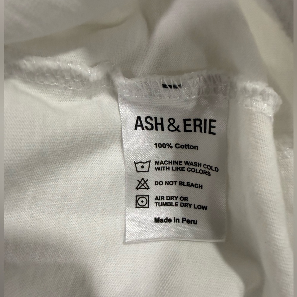 Ash & Erie Classic White Tee - Picture 4 of 4